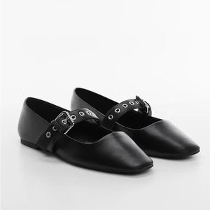 Mango Studded buckle shoe EUR 37